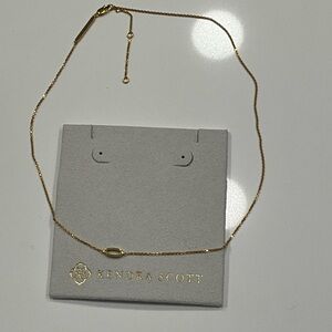 Kendra Scott Gold Initial ‘O’ Chain Adjustable Demi Fine Necklace
